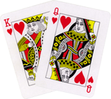 King and Queen playing cards